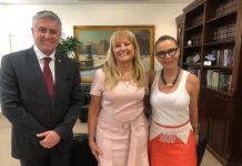 Promotor e deputada visitam subprocuradora-geral