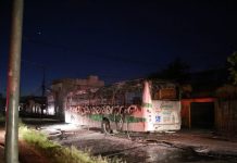 Após protesto, segundo ônibus é incendiado neste domingo, no Vitória Régia