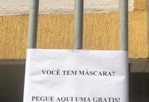 Corrente do Bem –  Moradora do Cruzeiro faz Doação de Máscaras