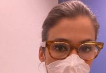 Renata Vasconcellos ignora protocolo da Anvisa ao usar máscara de proteção