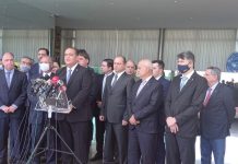 FILIPPELLI REPRESENTA O MDB NA REUNIÃO DE LÍDERES COM BOLSONARO