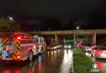 Temporal no Guará derruba árvore e deixa trânsito parado nesta 2ª
