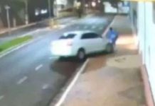 Vídeo: Padre atropela assaltante que furtou paróquia