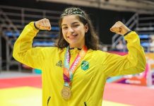 Judoca brasiliense Bianca Reis de 17 anos se torna Campeã mundial na França
