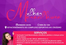 Evento “Mulher Maravilhosa” no Cruzeiro