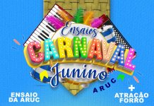 ENSAIOS DO CARNAVAL JUNINO DA ARUC Domingo dia 21 de Maio