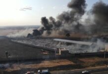 Incêndio invade pátio de veículos apreendidos do Detran e destrói 300 carros