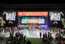 Alunos da rede pública do DF participam da abertura dos Jogos Escolares Brasileiros