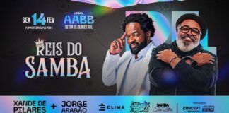 Reis do samba Xande de Pilares e Jorge Aragão animam ensaio de carnaval hoje em Brasília