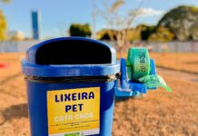 Cruzeiro instala lixeiras do tipo ‘cata caca’ e lança ação pioneira no DF