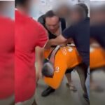 Absurdo  -Pai de aluna espanca professor em escola por causa de celular
