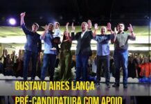 Gustavo Aires lança sua pré-candidatura com apoio do candidato a federal Zé Humberto